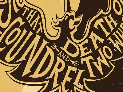 Death on Two Wheels / That Scoundrel Poster car bonnet death on two wheels illustration noleo fantastico poster that scoundrel trans am