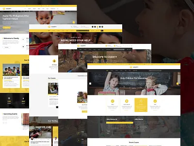 Charity charity children donate non profit theme