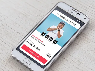 Day 026 - Event Box android mobile purchase ticket