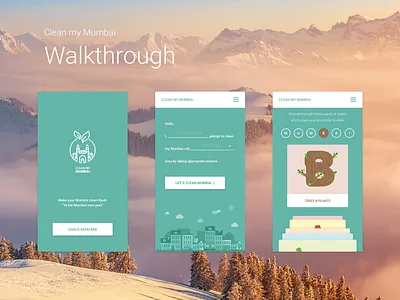 Clean my Mumbai app cards clean form green mumbai natural
