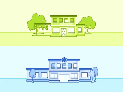 BuscaMed images buildings clinic directory health health care icons medical medical insurance mobile app thumbnail ui design vector illustration