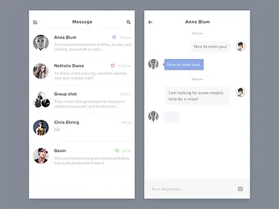 Chat chat ios message seven