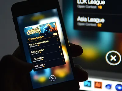 Choose League Popup apple awesome design dark design design game hardwork ios iphone uidesign uiux user experience user interface