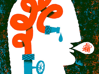 Alzheimer's alzheimers editorial illustration