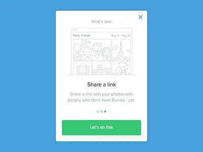 What's new app design icon ios iphone paris photos pop up sketch update