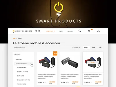 Category Page category page gadgets graphic design uxui web design