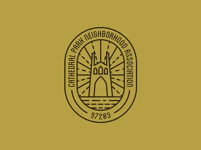 'Hood Badge badge bridge icon logo neighborhood patch portland