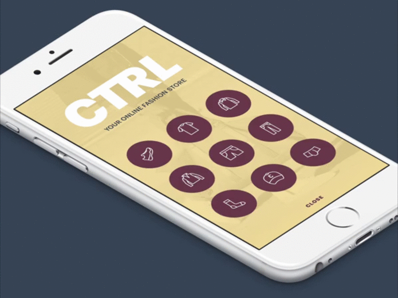 Mobile Shop Animation animation ecommerce flat design gif mobile shop sketch transition ui ui design ux ux design