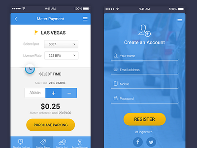 Car Parking App car parking app find a parking space mobile app