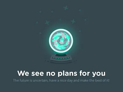 No plans future illustration magic nollocks plans status ui vector