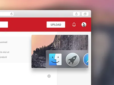 YouTube Miniplayer for Web content design flat material play player red shadow ui web yosemite youtube