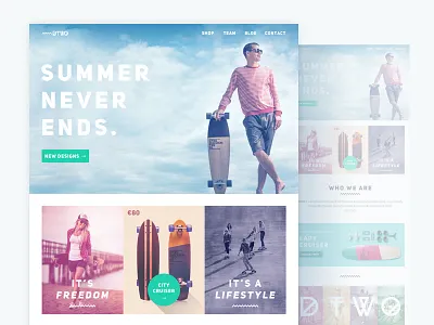 Dimension TWO Website Redesign concept creative download freebie homepage landing psd redesign sketch template webdesign website