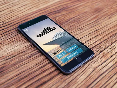 Cruiseland Mobile Idea booking cruises teal travel water