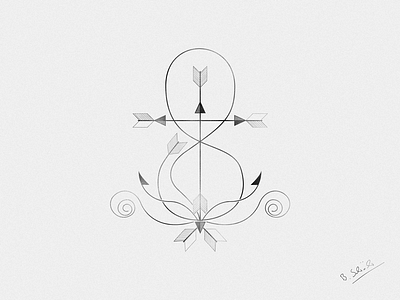 Arrow Line Anchor anchor arrow arrows illustration line lineart lines