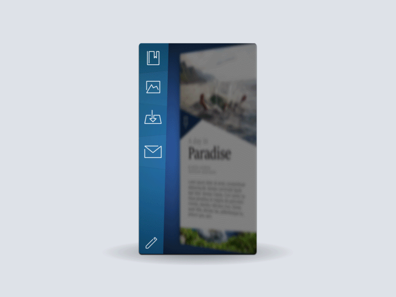 Angular design - Drawer