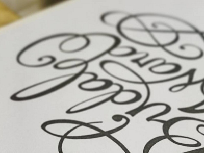 WIP calligraphy scriptfont type typography