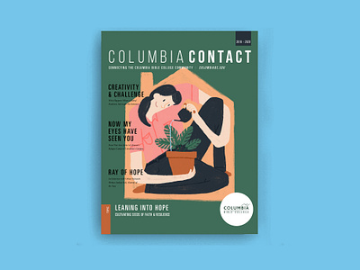 CBC Alumni Magazine college design graphic design illustration indesign layout magazine magazine layout