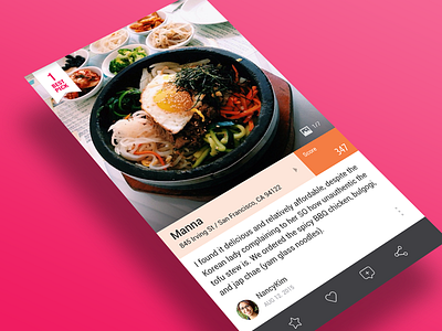 App UI : landing page android app content gui ios landing mobile page place post ui ux
