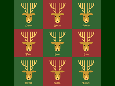 The Reindeer christmas december deer illustraion illustration illustration art illustration digital illustrations minimalist reindeer santa santasreindeer seattle