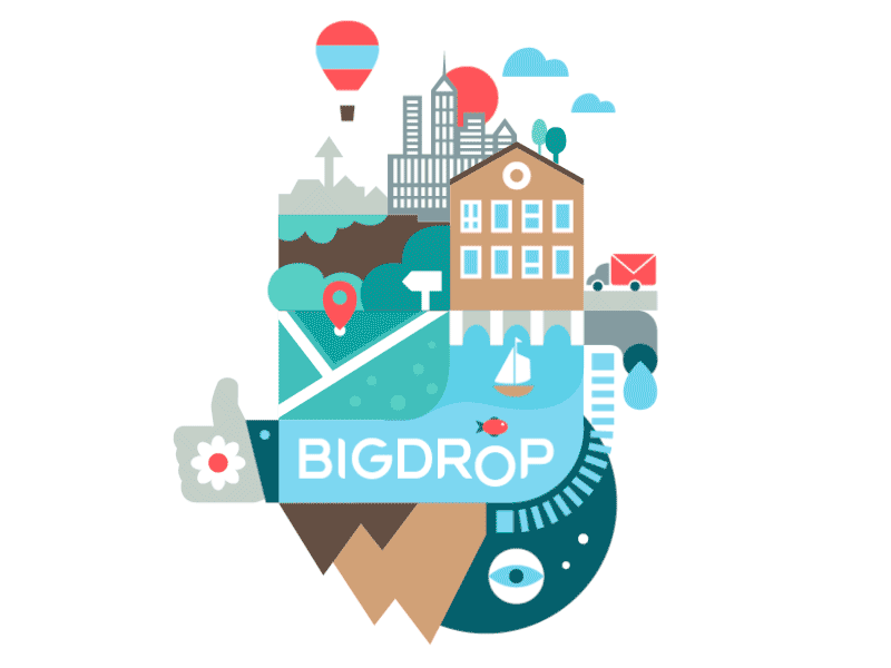 Bigdrop build car clouds drop fish flowers like location new york sun water wood