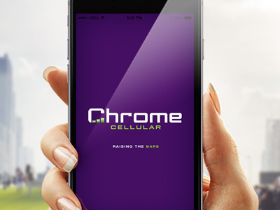 CHROME CELLULAR accessories branding identity logo logomark tech