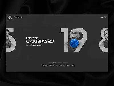 The history players of INTER page concept concept football inter soccer