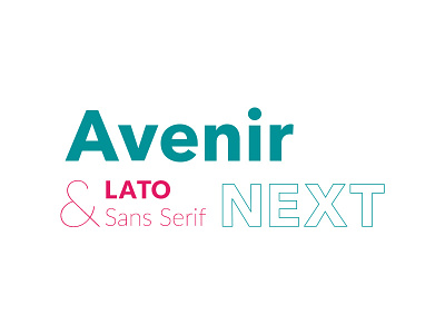 Avenir Next avenir font fonts lato sans serif typeface typographie typography