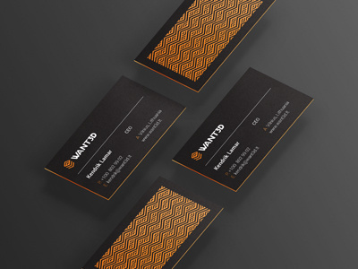 Want3D business card 3d bc branding business card cube industrial lithuania modern pattern vilnius