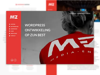 Media Enzo blog mobile sidebar sketch ui ux webdesign