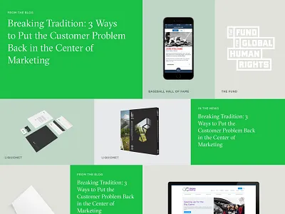 Green Portfolio Grid green grid portfolio responsive web