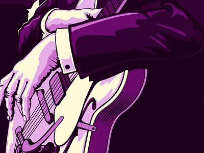 Peter Matthew Bauer Illustration guitar illustration noleofantastico peter matthew bauer poster the walkmen