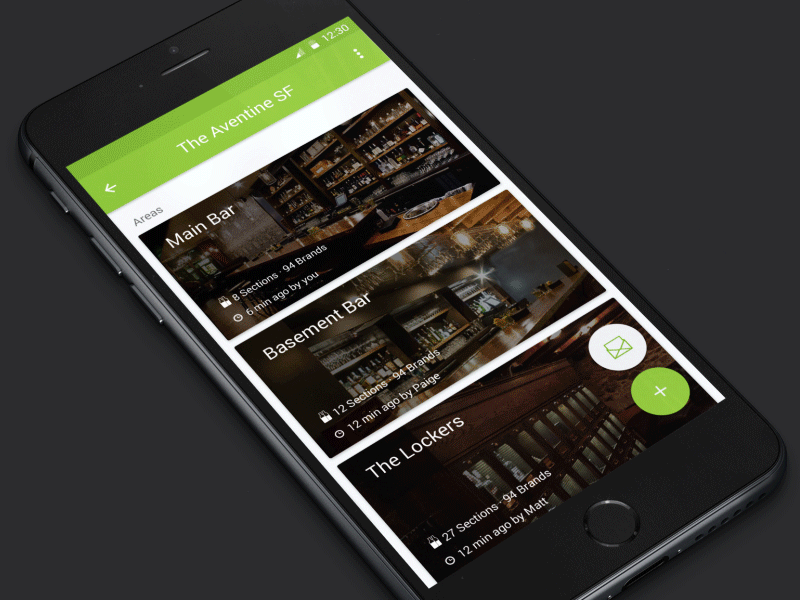 Run Report after effects dialog fab material mobile report run report