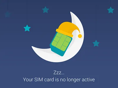 Project Fi - Sweet Dreams dream error error page google illustration material moon project fi sim card