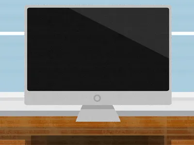 Office Illustration design desk grain graphic design illustration mac office texture vector window