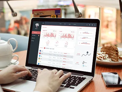 Panotik platform backend dashboard flatui frontend infographic responsive ui ux visual design website