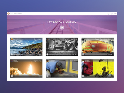 Video Platform Layout video web