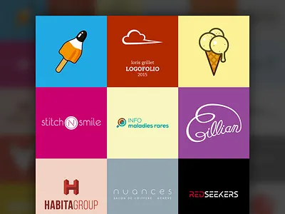 Logofolio branding graphic design icons logo logofolio vector
