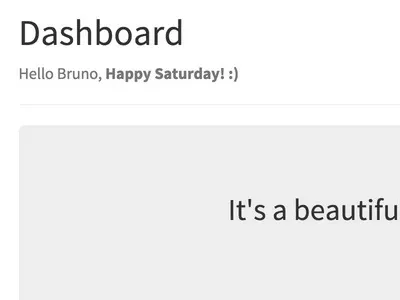 New Dashboard Mockup client area dashboard pixel2html