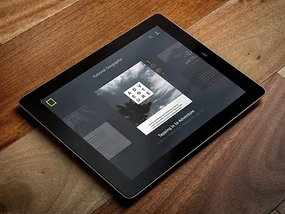 Medium iPad Concept concept editorial ipad medium national geographic story white label