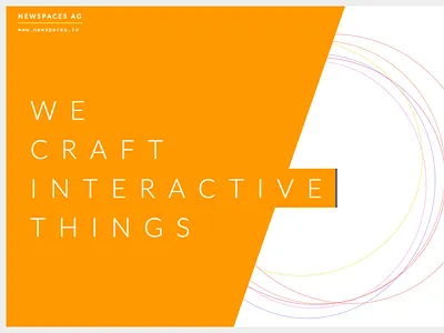 Newspaces Website design landing newspaces website