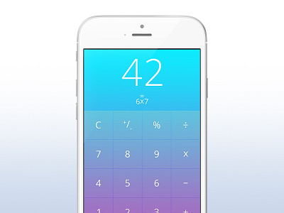 Day 042 - Calculator apple application calculator ios iphone