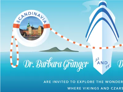 Cruise Invitation cruise invitation ocean russia scandinavia ship travel voucher