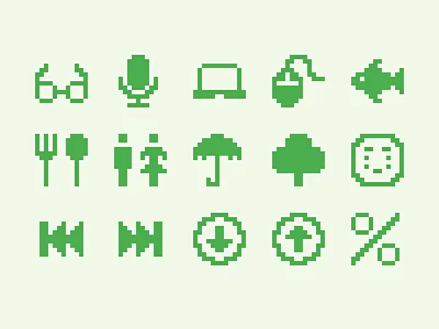 Pixelified (week 14): 15 Free icons 8bit free freebie gaming icon pack icon set icons pixel icons pixelart pixelated pixels svg