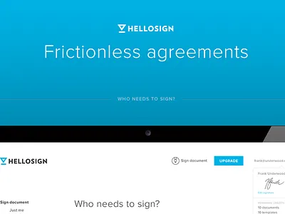 HelloSign Product Redesign button icons interface layout menu redesign typography ui user interface ux web web app