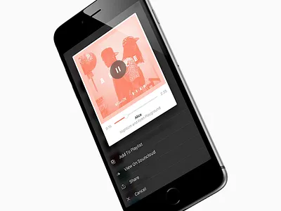Playlisting action sheet ios list music playlist preview song