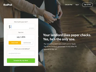 RadPad Pay My Rent radpad web