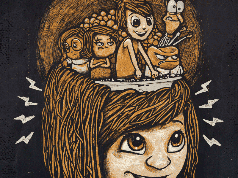 Inside Out design apparel culture disney film gif illustration inside out movies pixar pop ronan lynam threadless