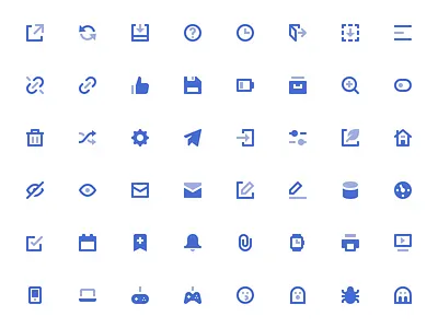 Mini Icons 16px glyph icon icons mini nucleo pack set ui