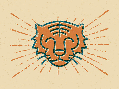 Easy Tiger cider label tiger