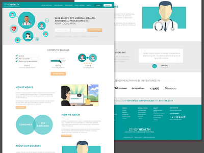 ZendyHealth - Case Study startup ui ux web design zendyhealth